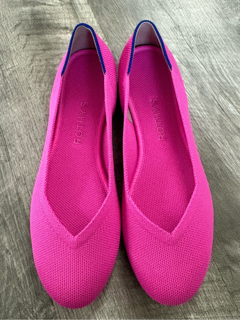 Rothy’s the Flat in dragonfruit size 7.5